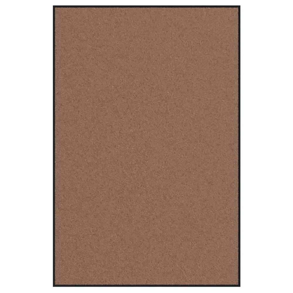 Vidaxl deurmat bruin en zwart 120 x 180 cm polypropyleen en vinyl