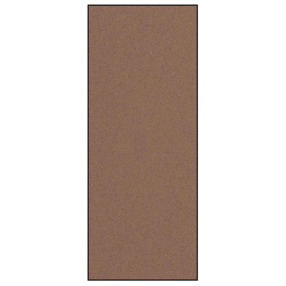 Vidaxl deurmat bruin en zwart 120 x 300 cm polypropyleen en vinyl