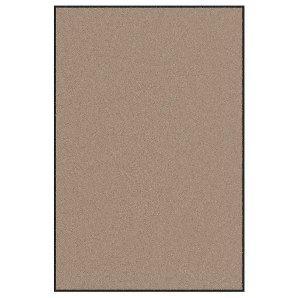 Vidaxl deurmat beige en zwart 120 x 180 cm polypropyleen en vinyl