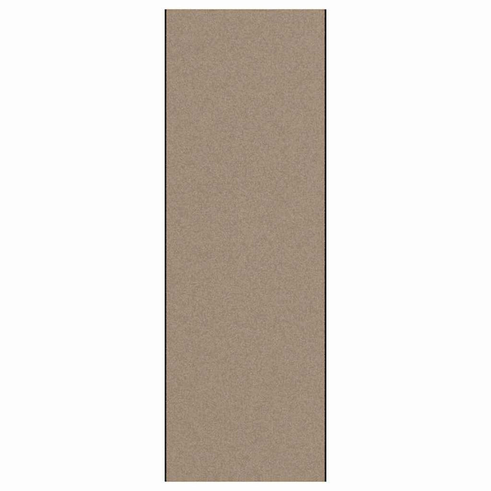 Vidaxl deurmat beige en zwart 120 x 350 cm polypropyleen en vinyl