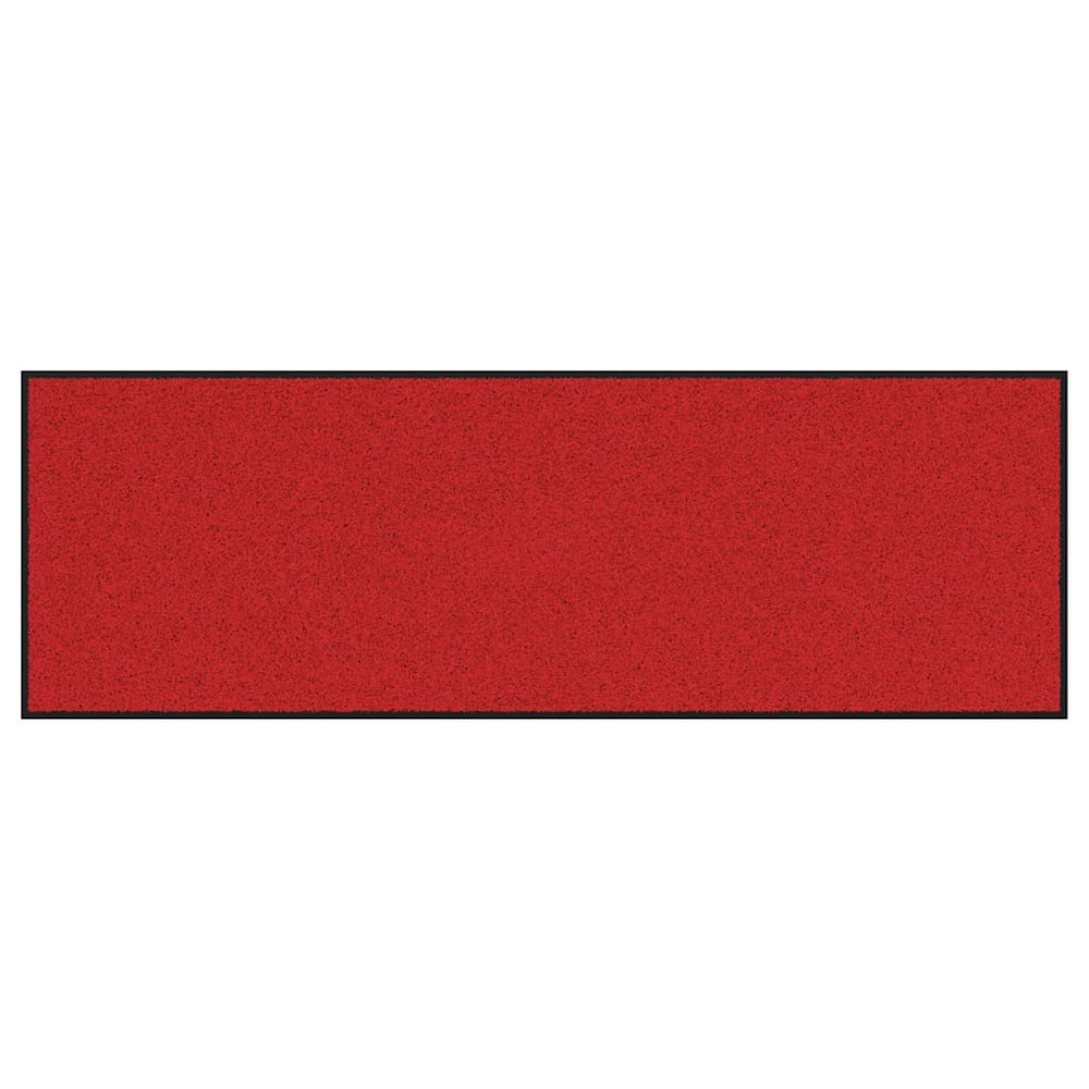 Vidaxl deurmat anders rood en zwart 60 x 180 cm polypropyleen en vinyl