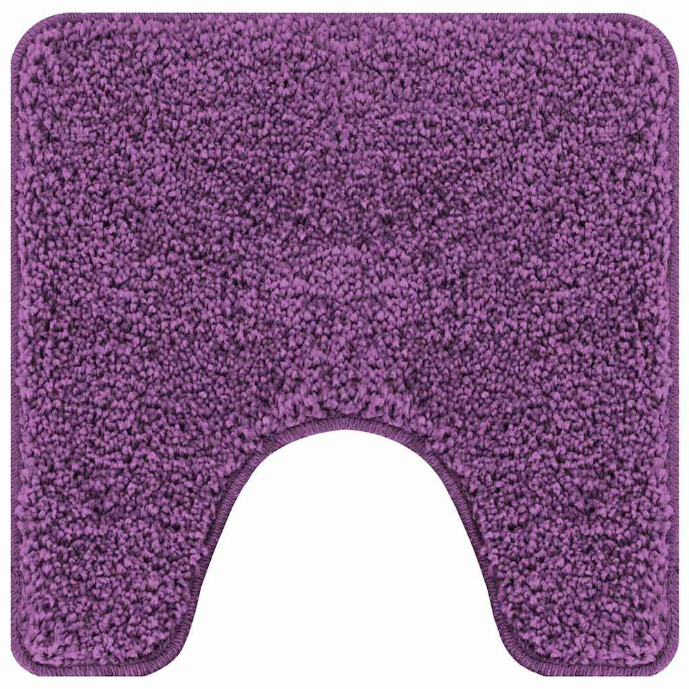Vidaxl antislip badmat met toilet cut paars 50 x 50 cm pp
