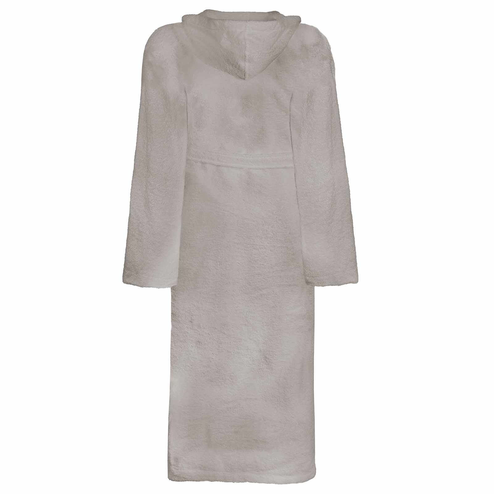 Vidaxl badjas kinn grijs m katoen