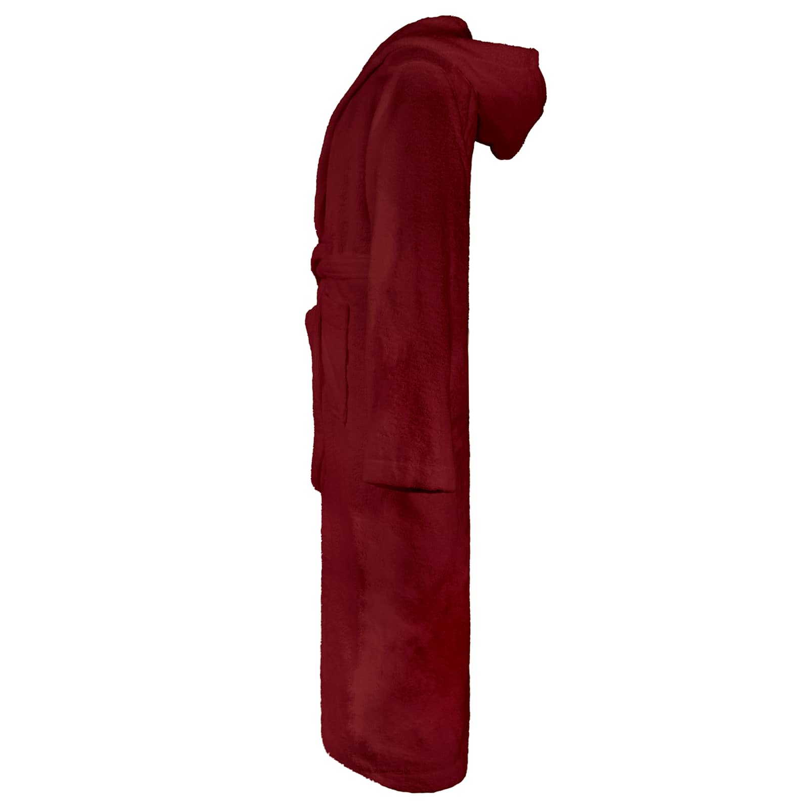 Vidaxl badjas kinn rood xxl katoen