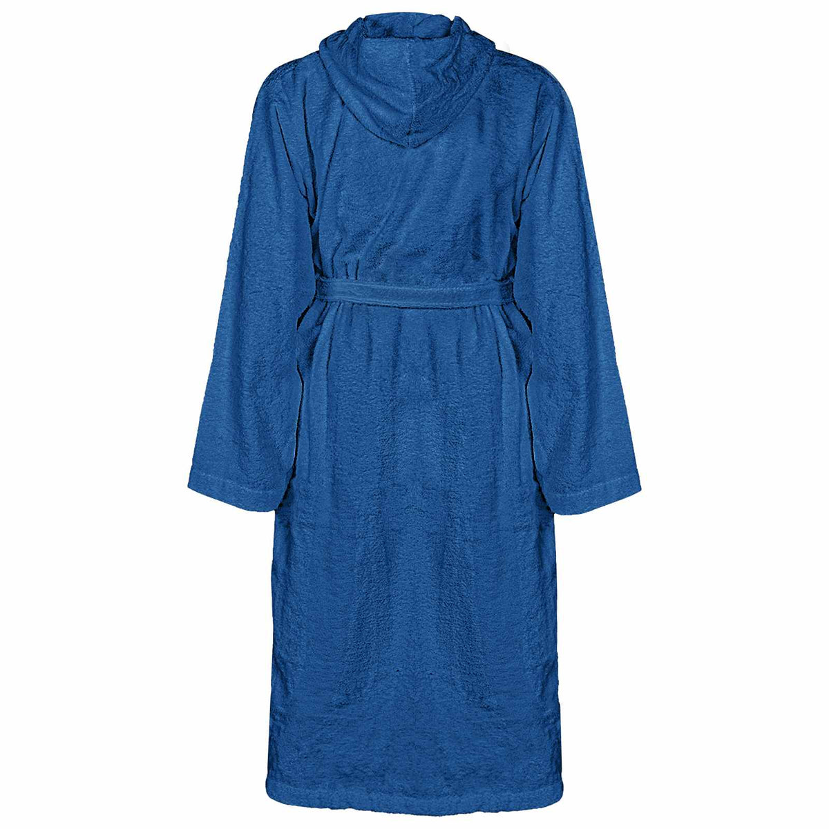 Vidaxl badjas kinn blauw xl katoen