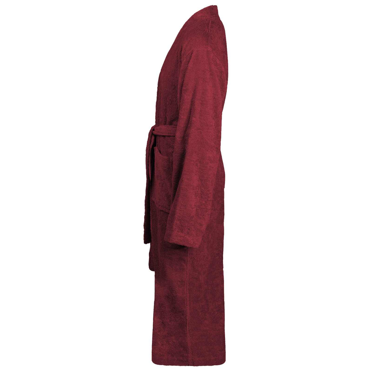 Vidaxl badjas kinn rood xl katoen