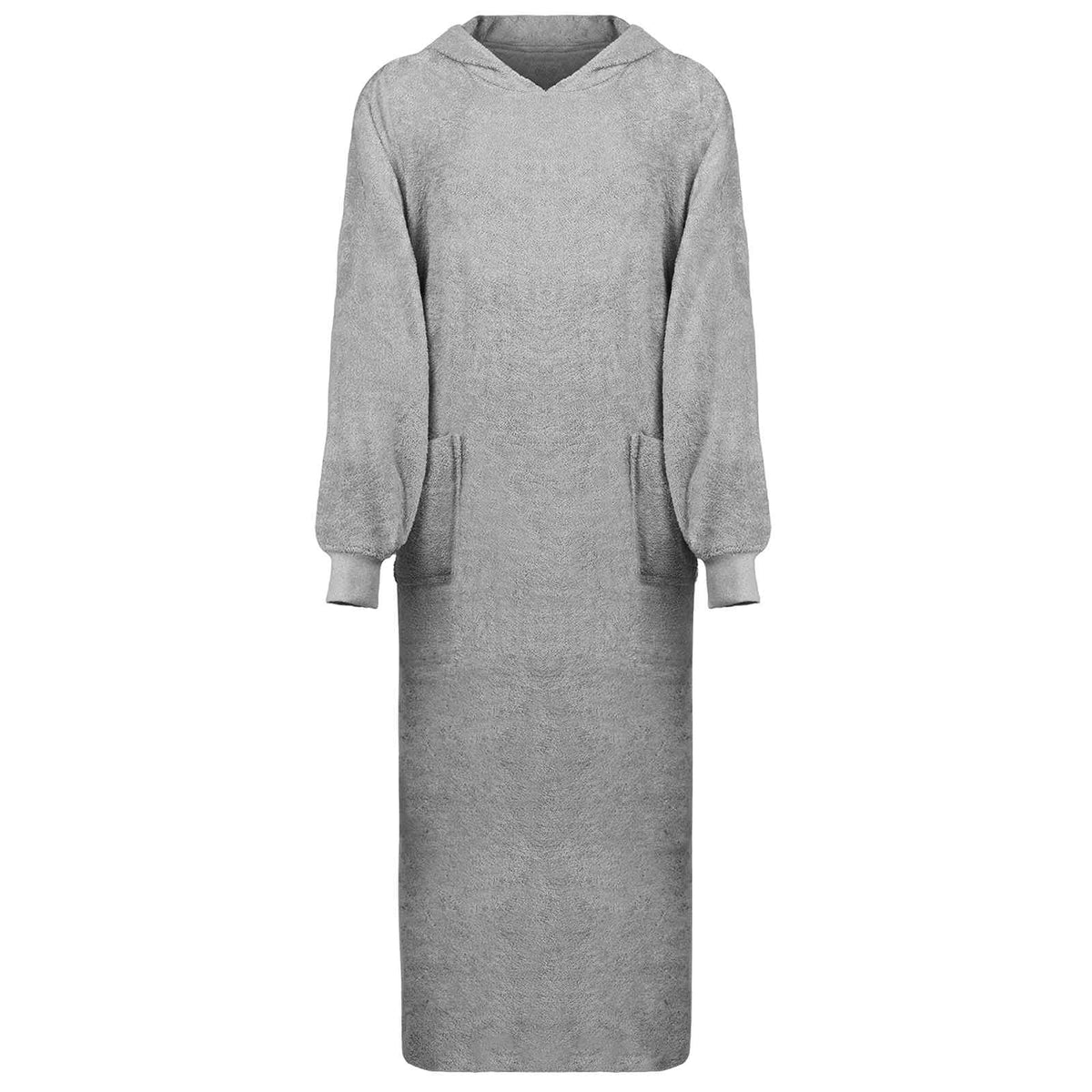 Vidaxl deken hoodie kinn grijs xxl katoen