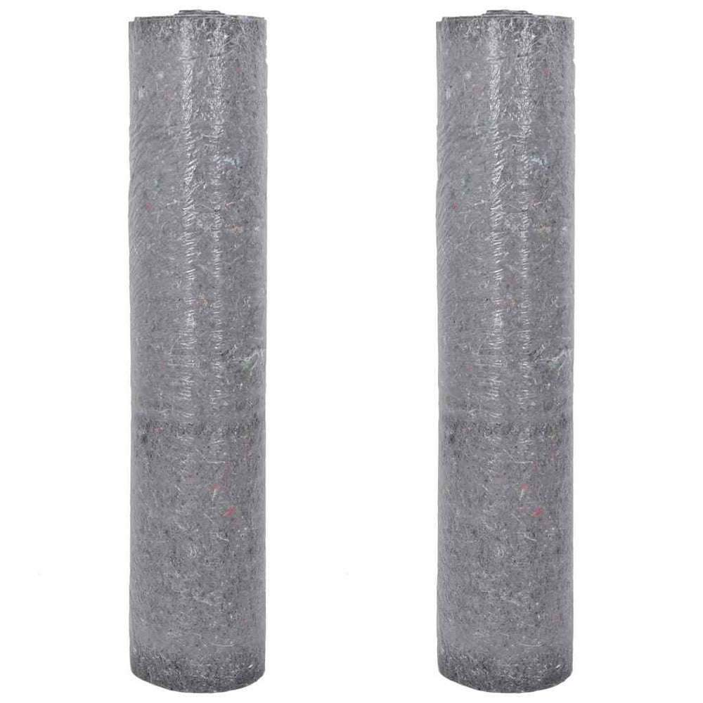 Vidaxl antislip schildersvlies 2 st 25 m 220 g m² grijs