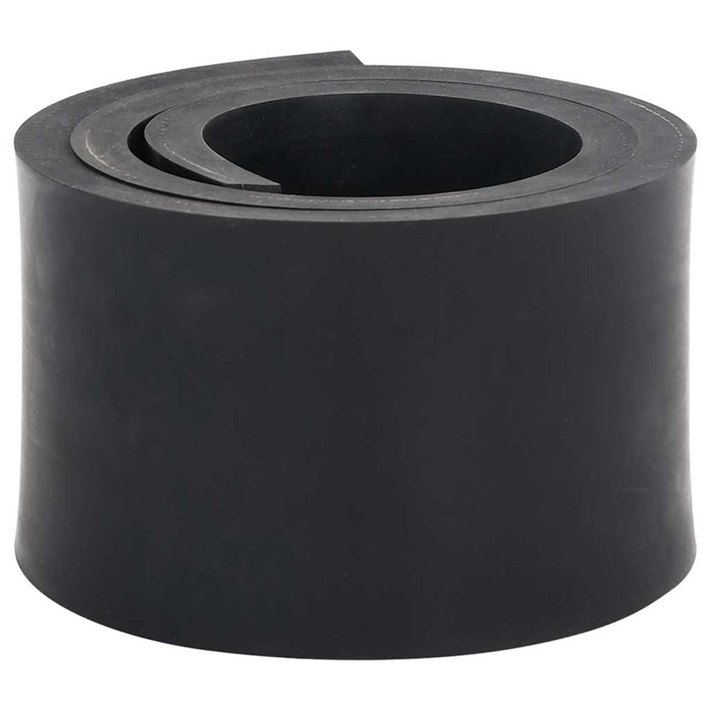 Vidaxl rubberen rand voor sneeuwploeg 80x8x1 cm zwart