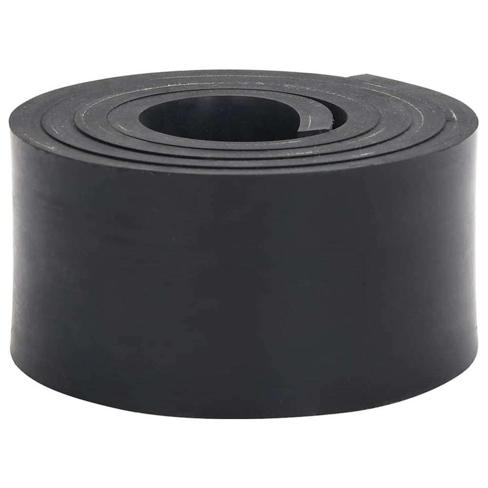 Vidaxl rubberen rand voor sneeuwploeg 180x10x1 cm zwart