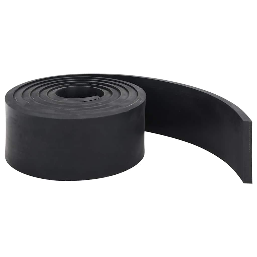 Vidaxl rubberen rand voor sneeuwploeg 250x10x1 cm zwart