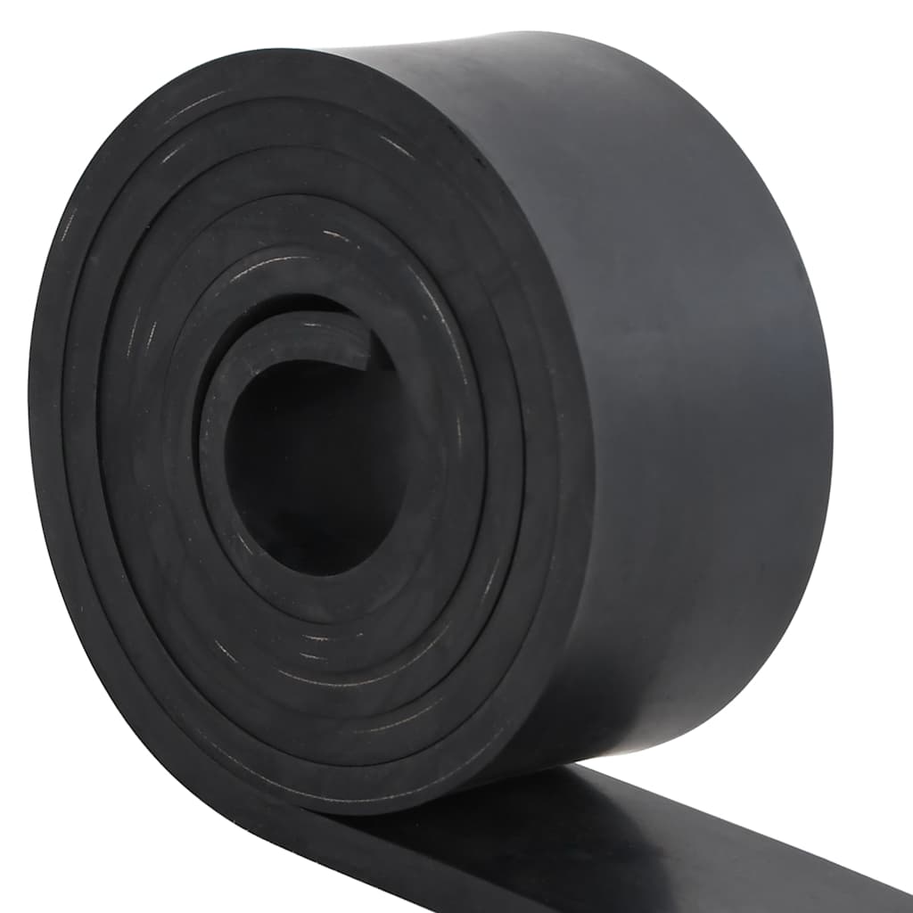Vidaxl rubberen rand voor sneeuwploeg 250x10x1 cm zwart