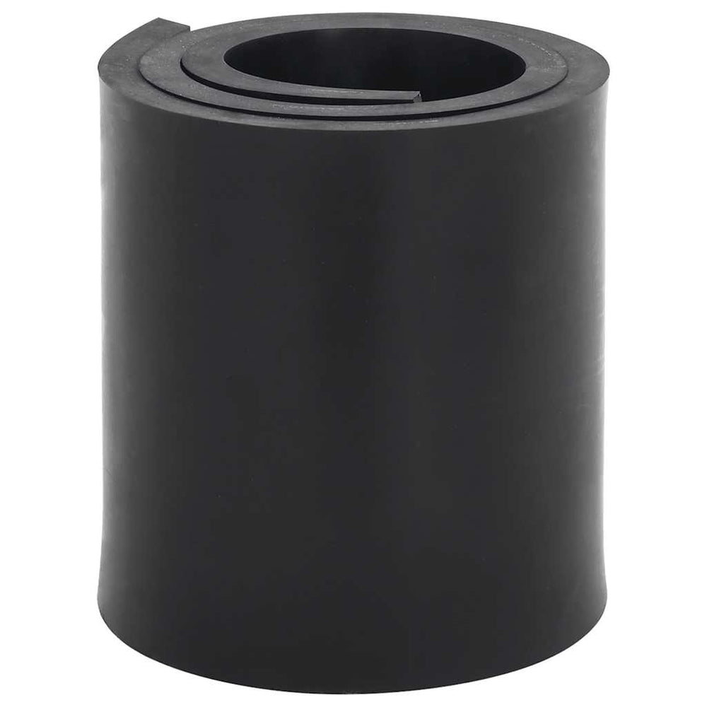 Vidaxl rubberen rand voor sneeuwploeg 100x15x1 cm zwart