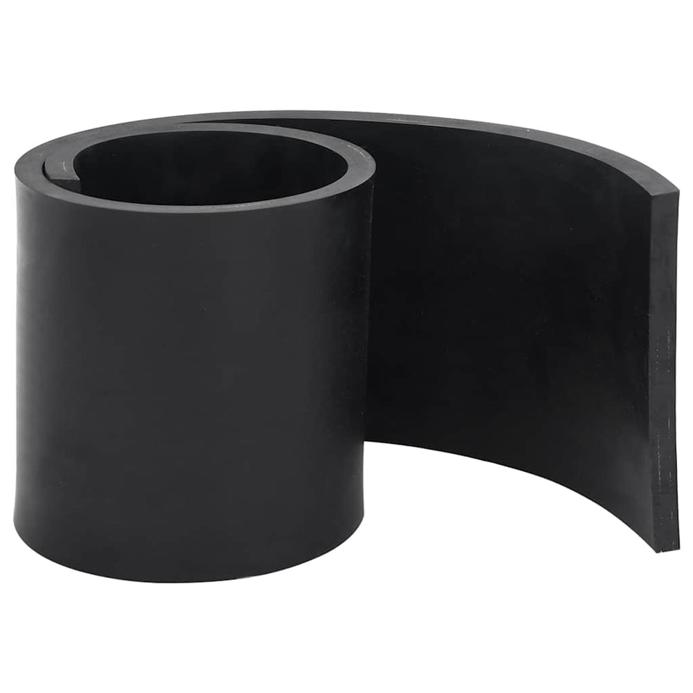 Vidaxl rubberen rand voor sneeuwploeg 100x15x1 cm zwart