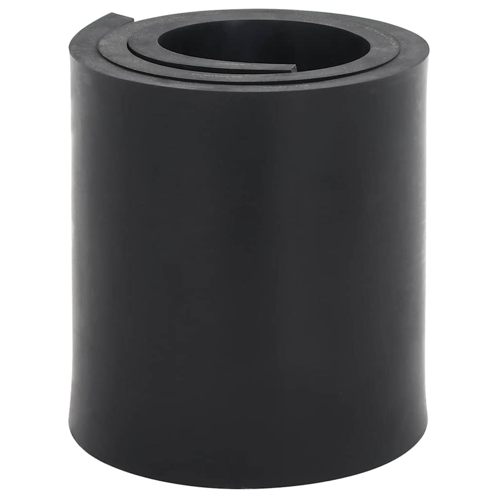 Vidaxl rubberen rand voor sneeuwploeg 120x15x1 cm zwart