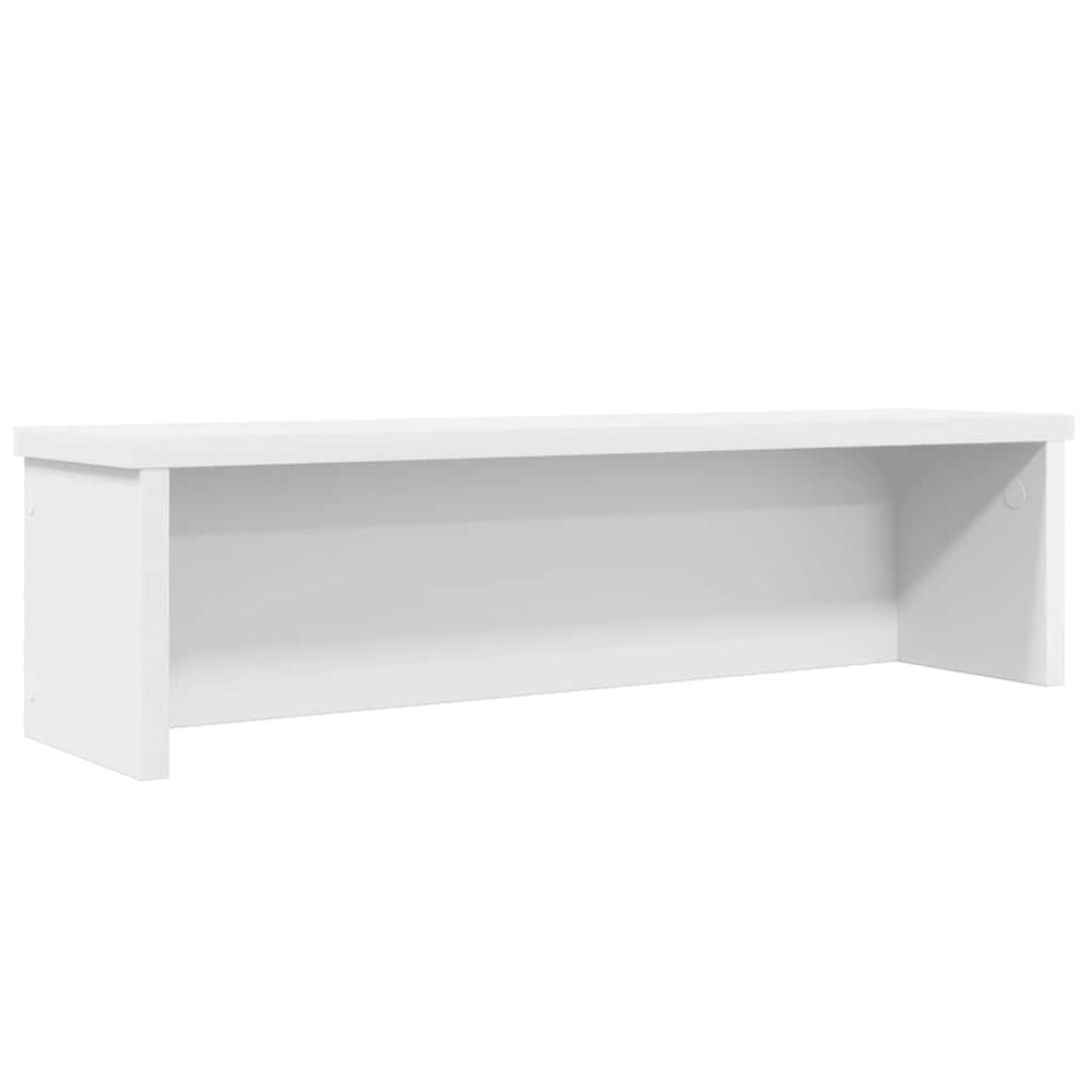 Vidaxl keukenrek stapelbaar 50x15x16 cm bewerkt hout wit