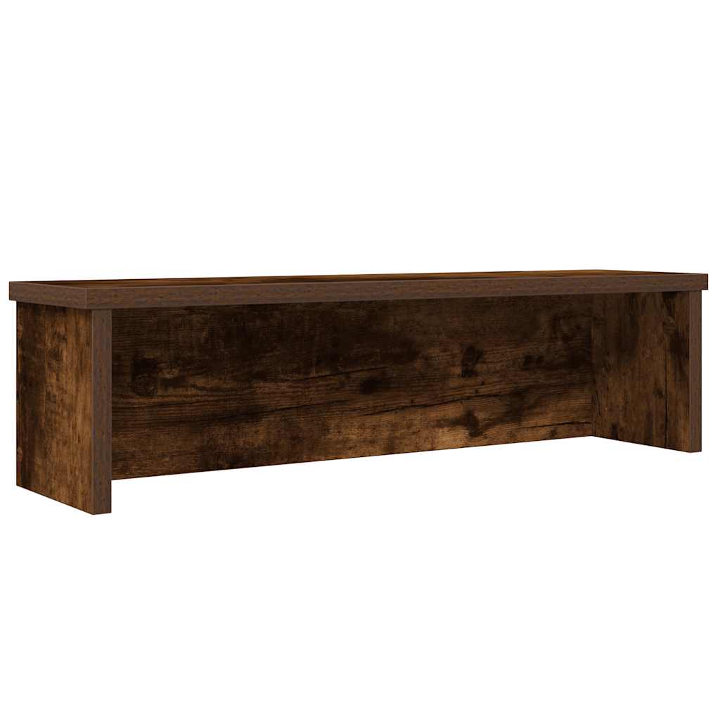 Vidaxl keukenrek stapelbaar 50x15x16 cm bewerkt hout gerookt eiken