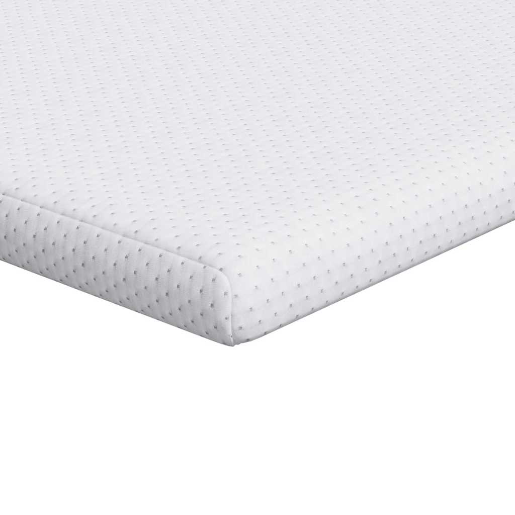 Vidaxl matrastopper wit 70 x 200 cm jacquard stof