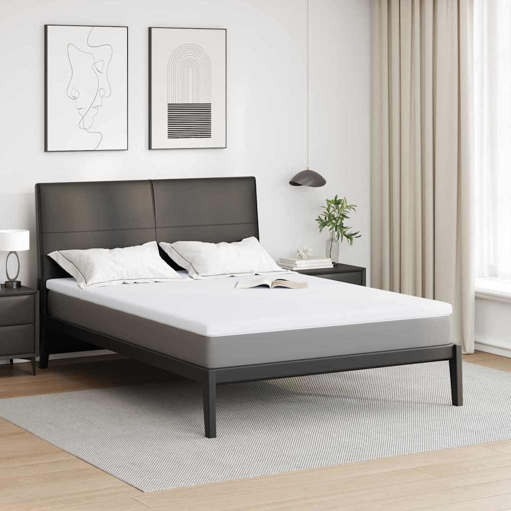 Vidaxl matrastopper wit 160 x 200 cm jacquard stof