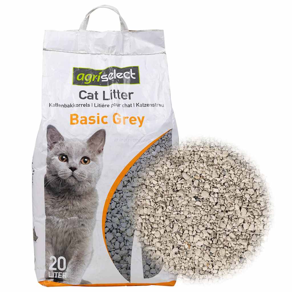 Vidaxl kattenbakvulling met babypoeder geur bentoniet 20l