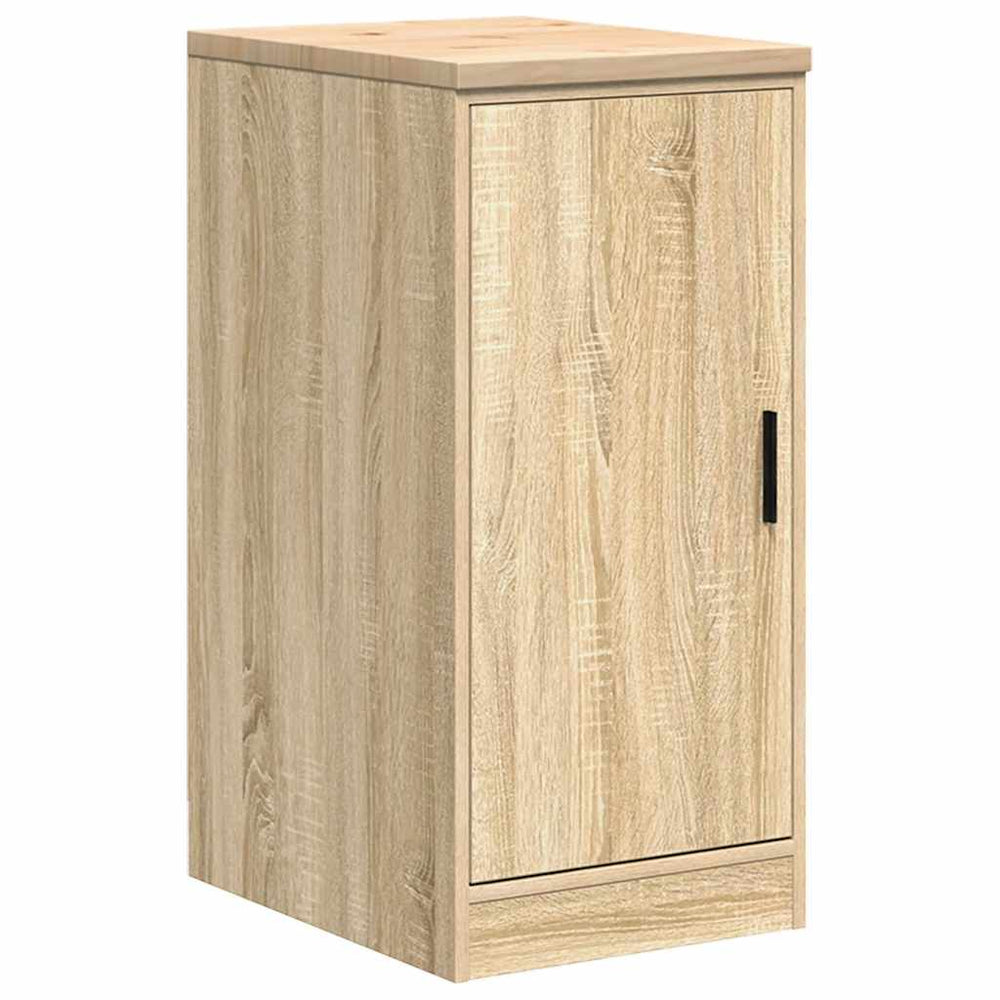 Vidaxl garagekast 40x51x85 cm massief grenenhout sonoma eikenkleurig