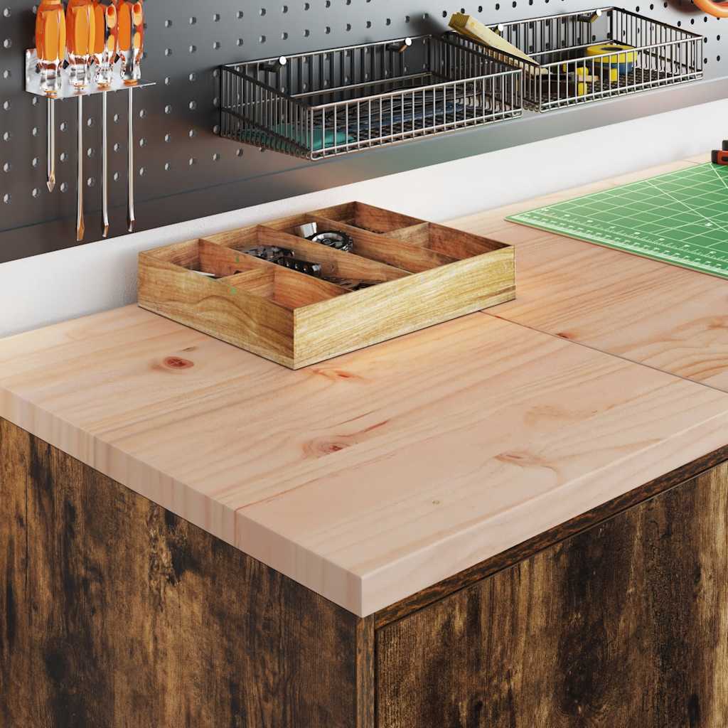 Vidaxl garagekast 40x51x85 cm massief grenenhout gerookt eiken