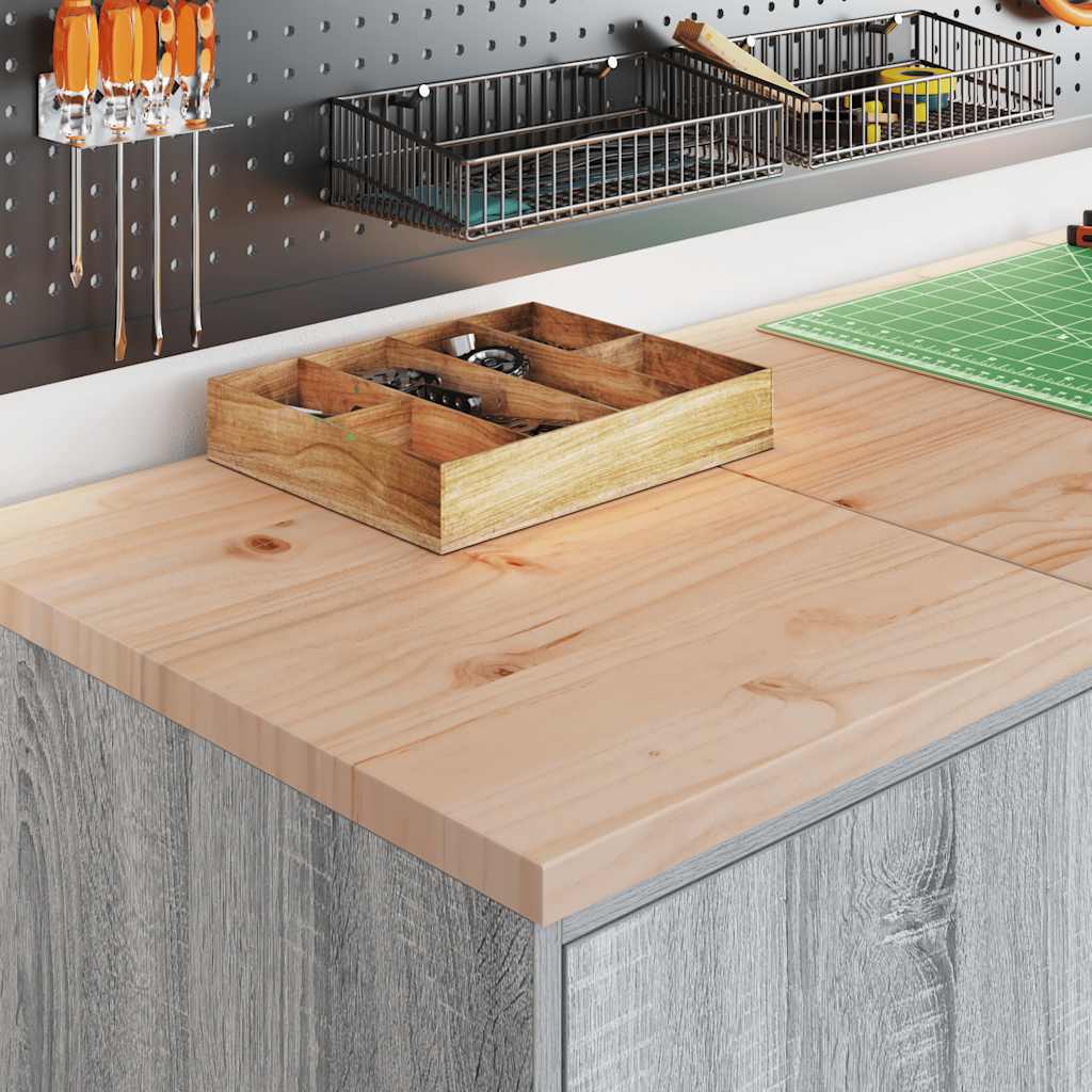 Vidaxl garagekast 40x51x85 cm massief grenenhout grijs sonoma