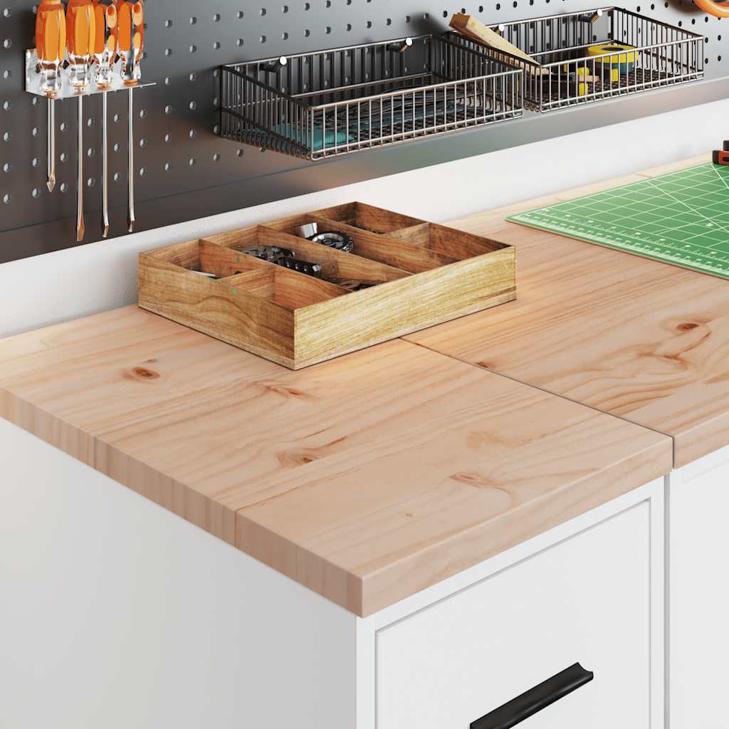 Vidaxl garagekast 30x51x85 cm massief grenenhout wit