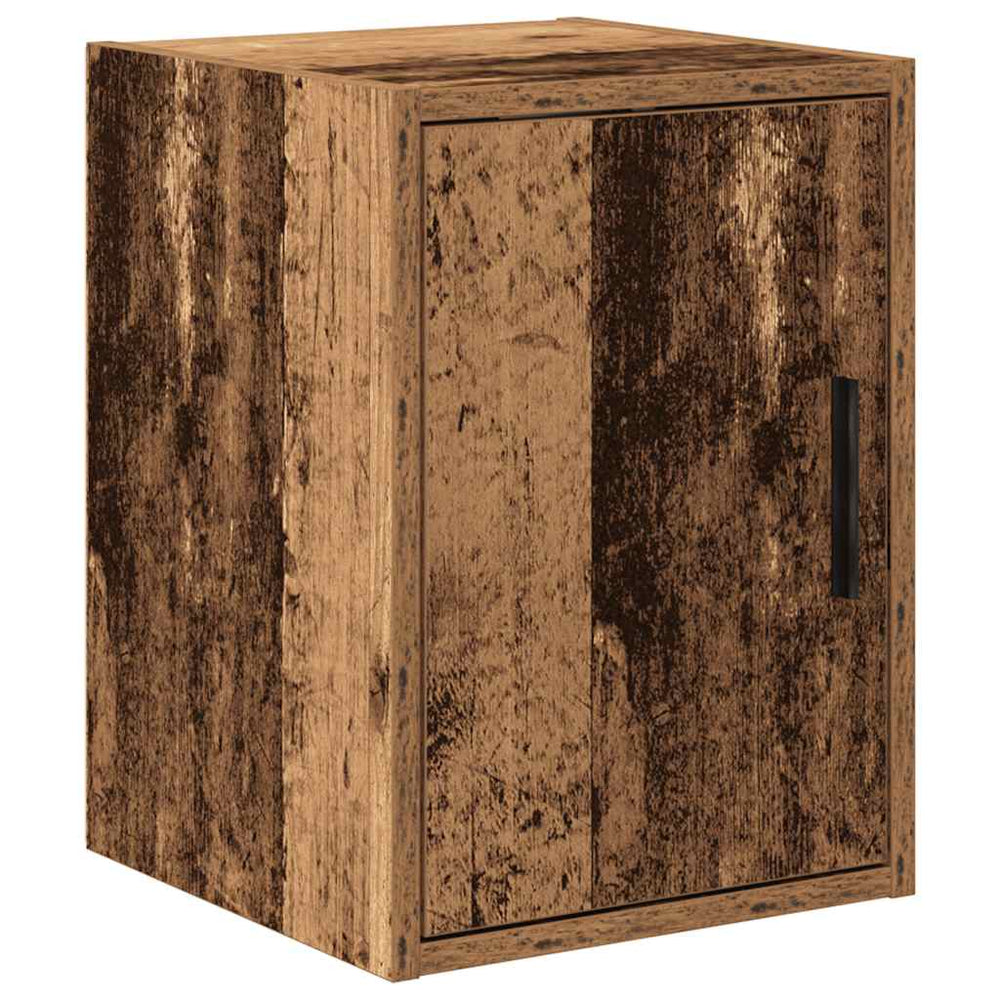 Vidaxl garage wandkast bewerkt hout oud hout
