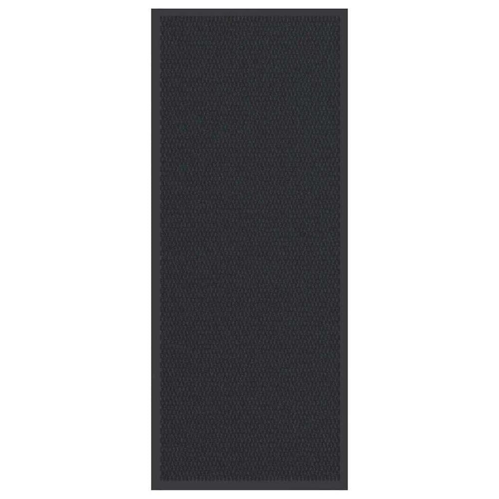 Vidaxl deurmat 60x150 cm zwart