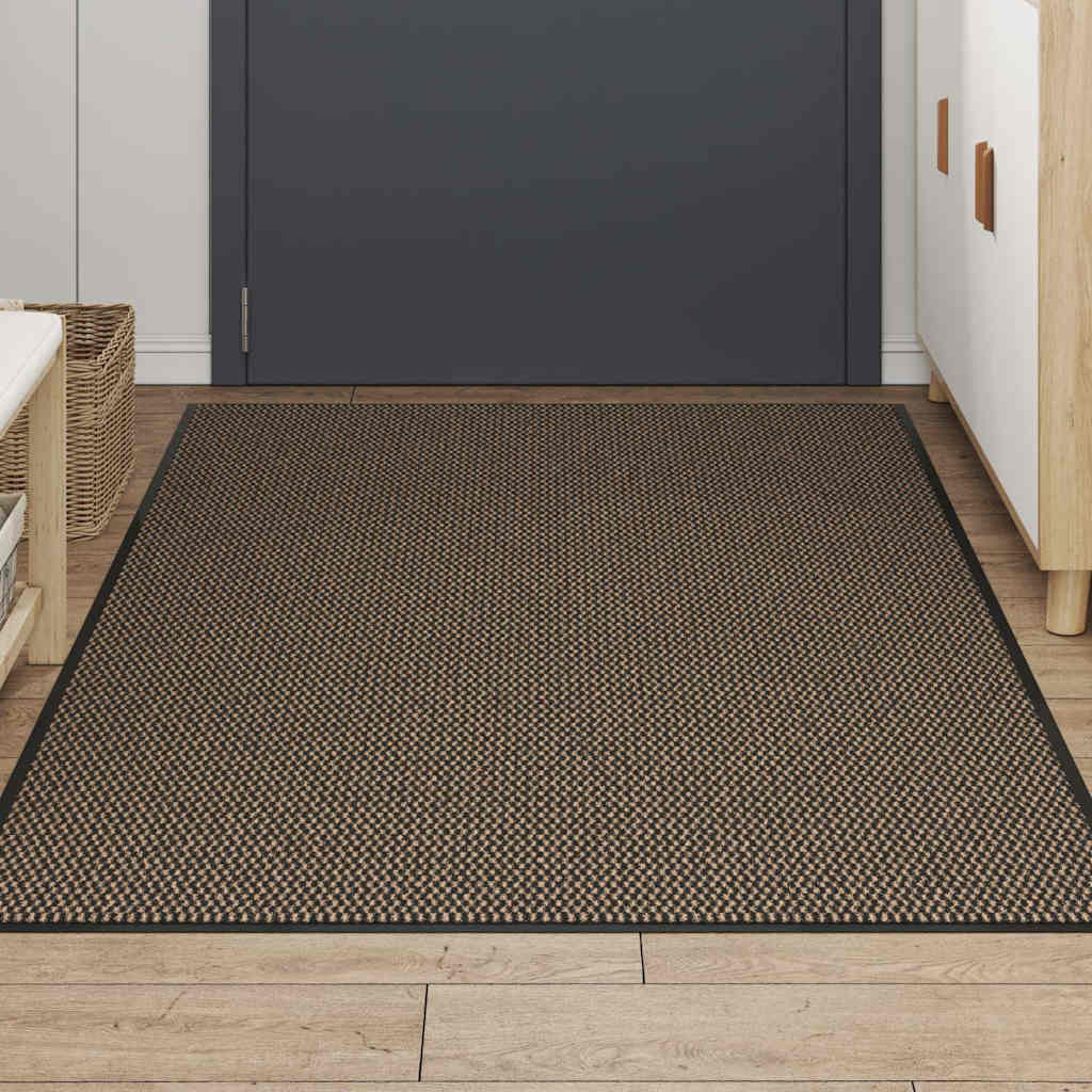 Vidaxl deurmat 115x200 cm bruin