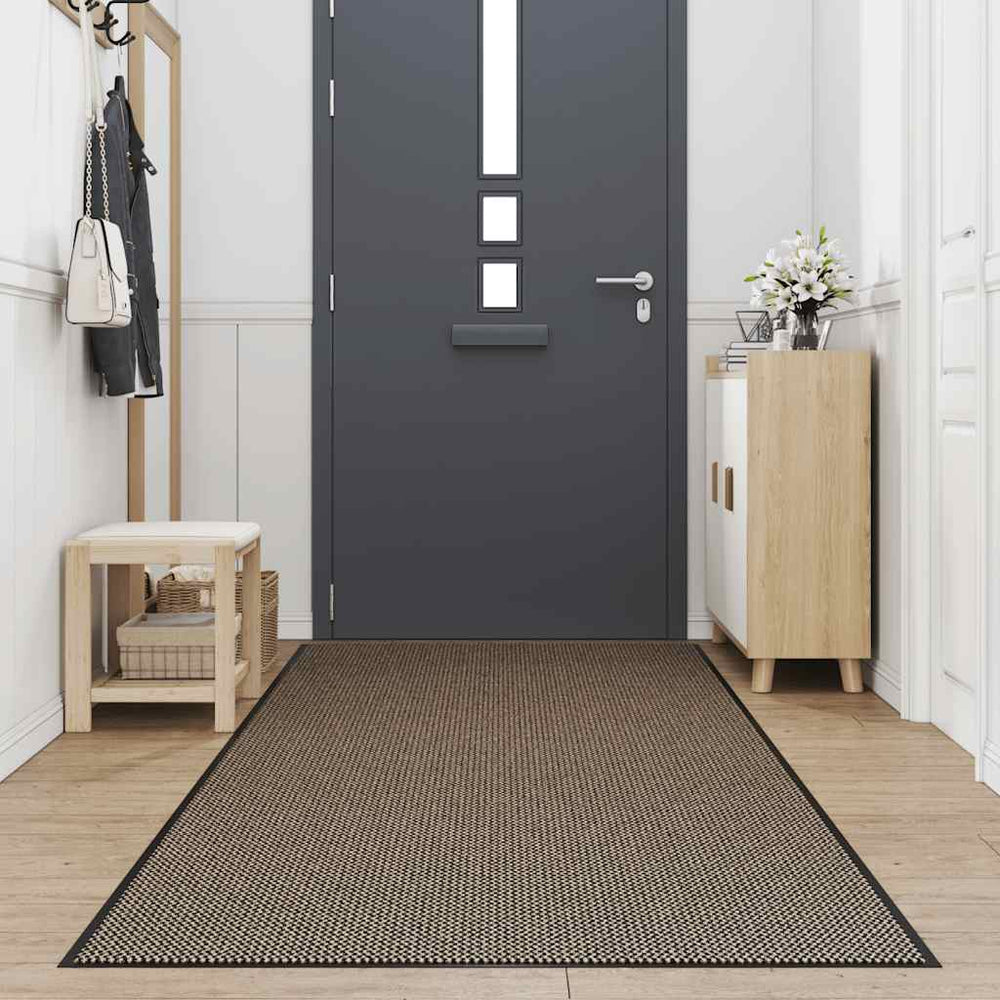 Vidaxl deurmat 115x300 cm bruin