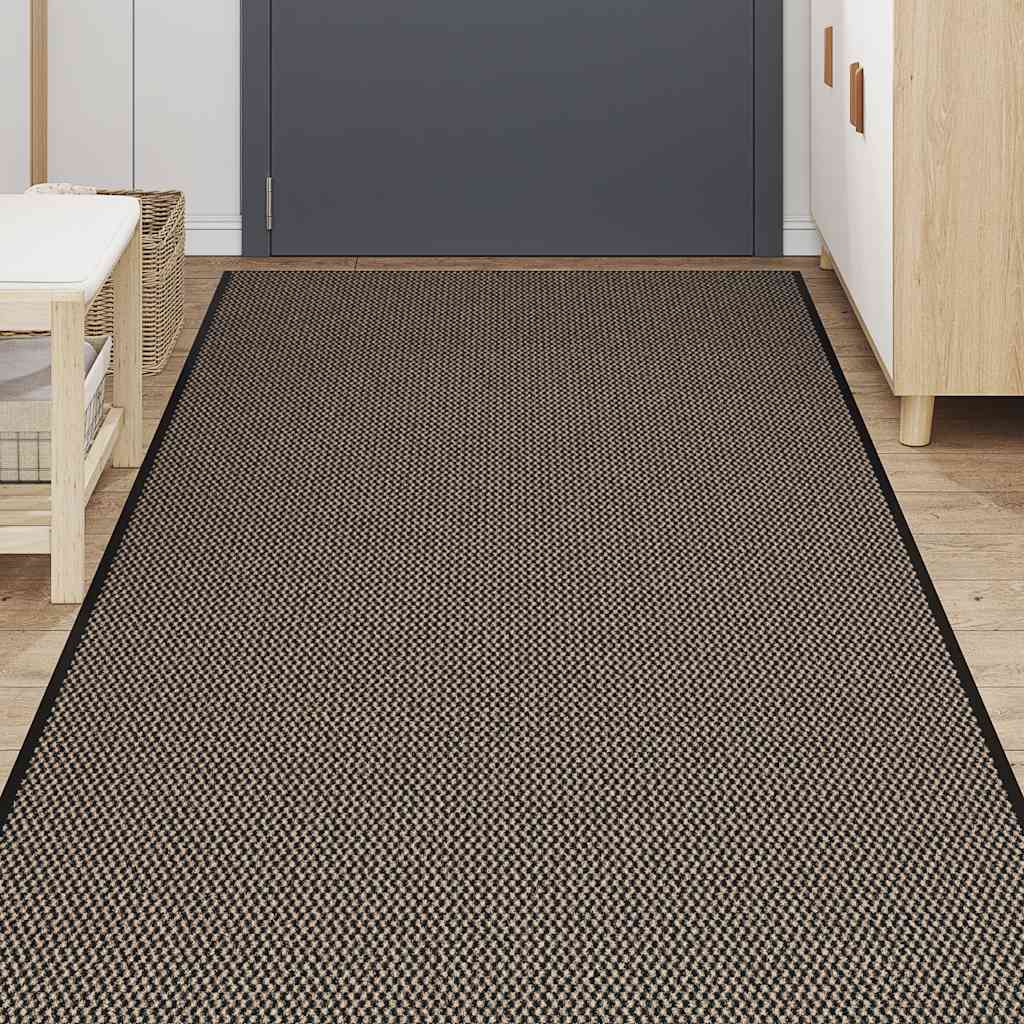 Vidaxl deurmat 115x300 cm bruin