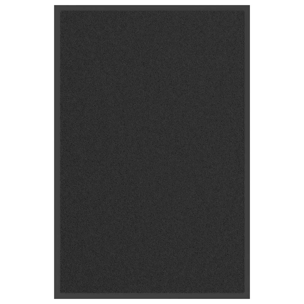 Vidaxl deurmat 60x90 cm zwart