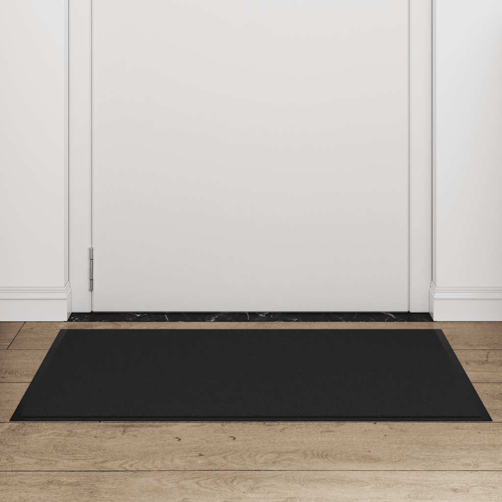 Vidaxl deurmat 60x90 cm zwart