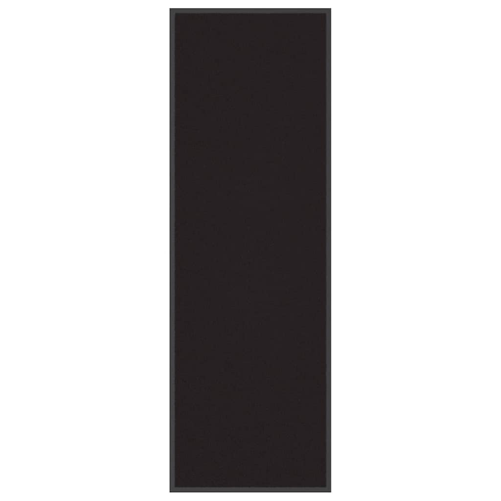 Vidaxl deurmat 60x180 cm zwart