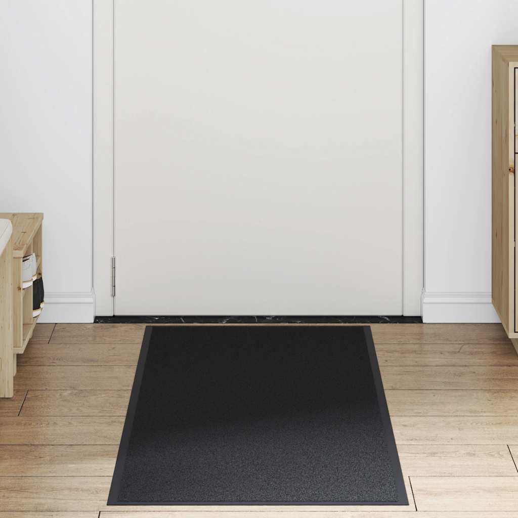 Vidaxl deurmat 60x180 cm zwart