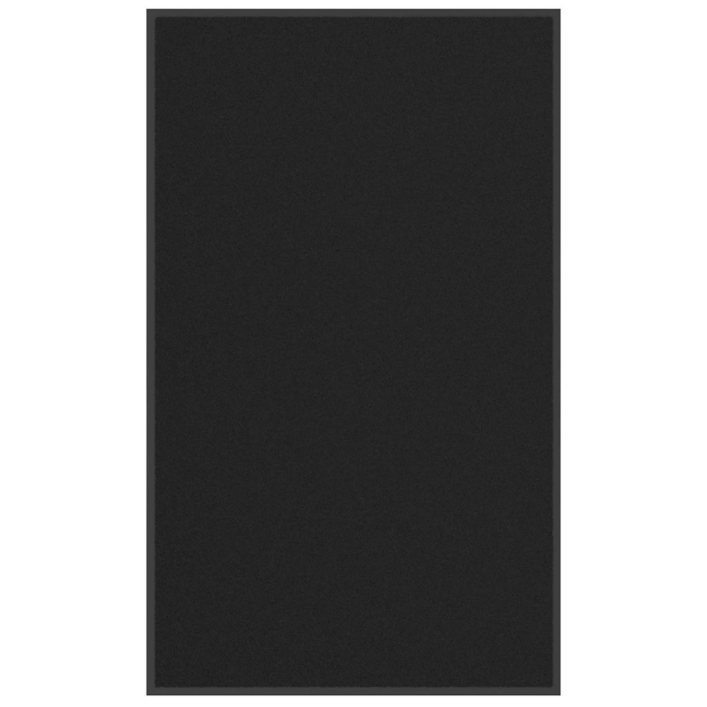 Vidaxl deurmat 90x150 cm zwart