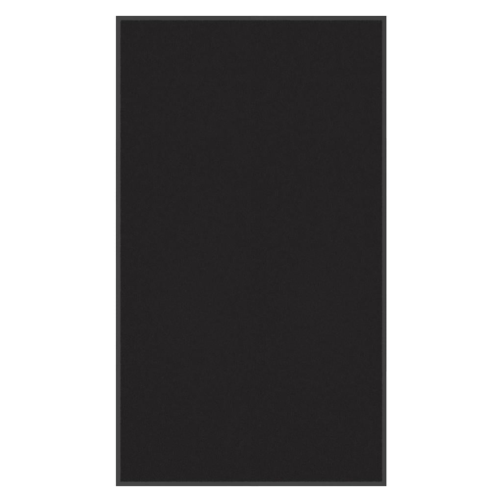 Vidaxl deurmat 115x200 cm zwart