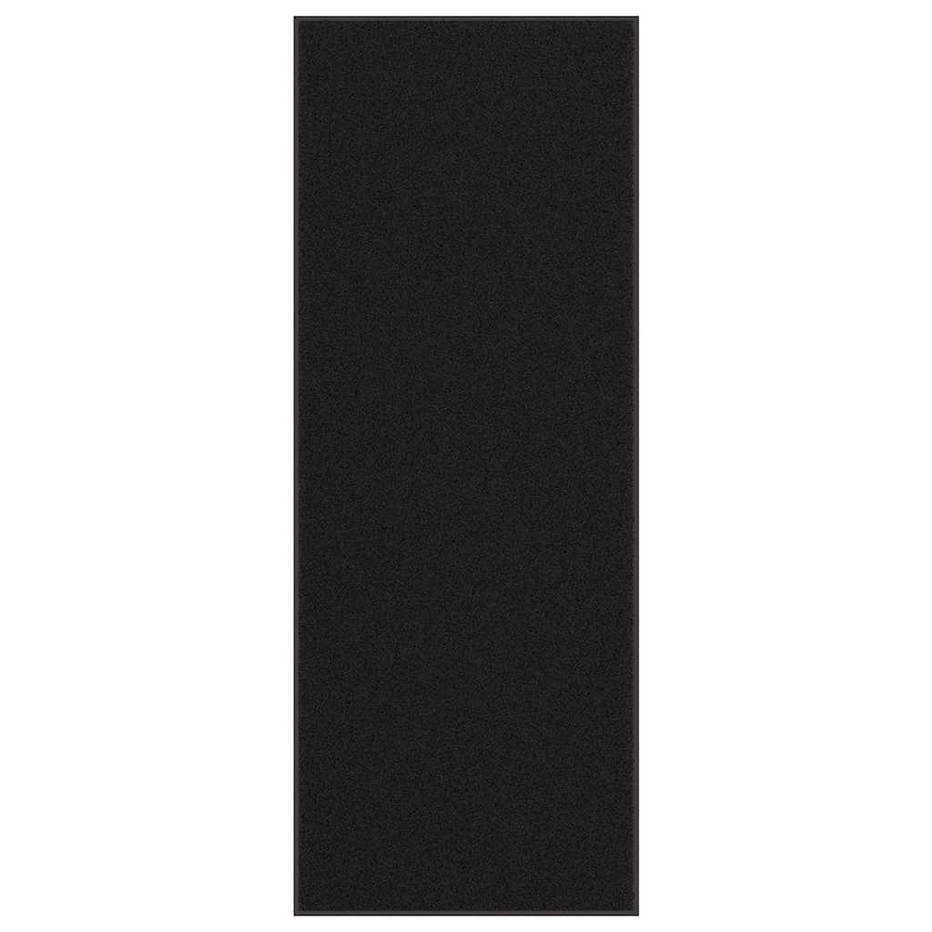 Vidaxl deurmat 115x300 cm zwart