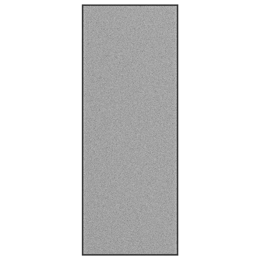 Vidaxl deurmat 115x300 cm grijs
