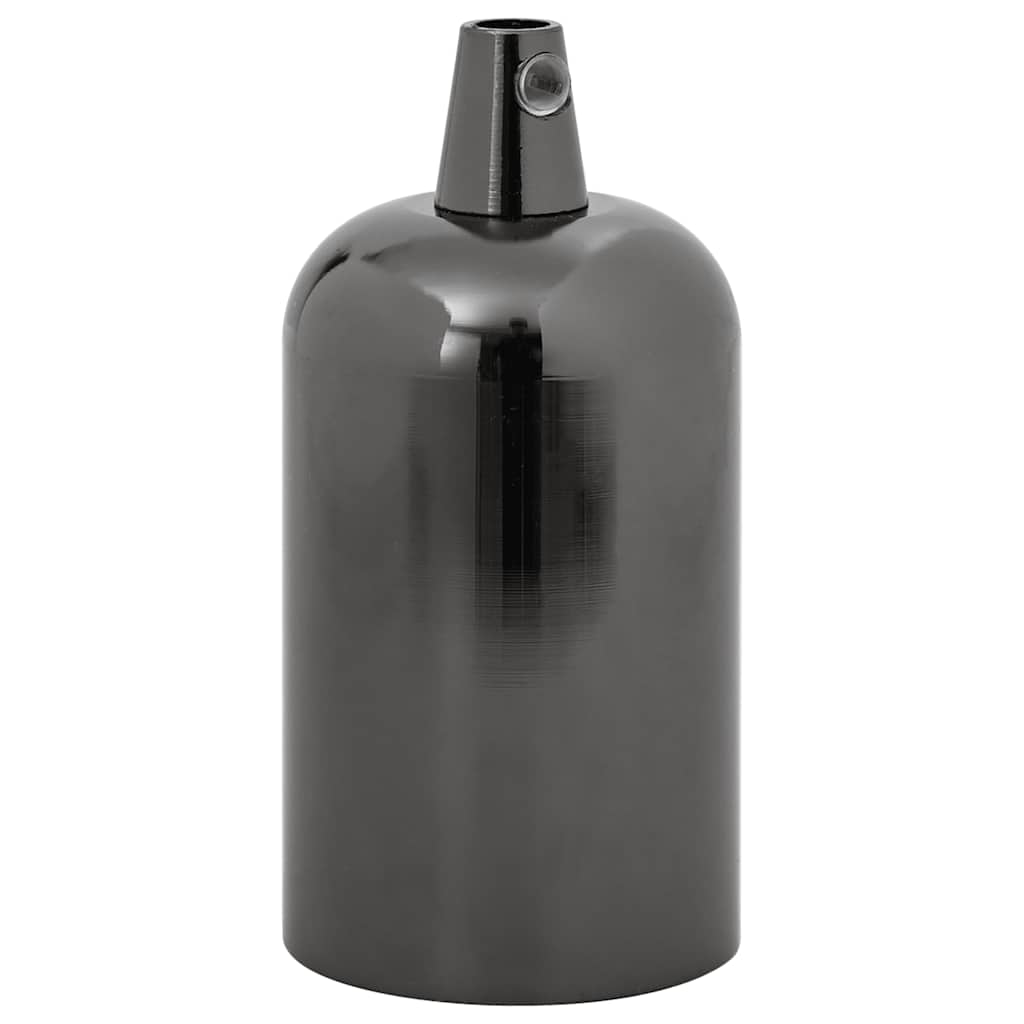 Vidaxl lamphouders 2 st glanzend zwart e27