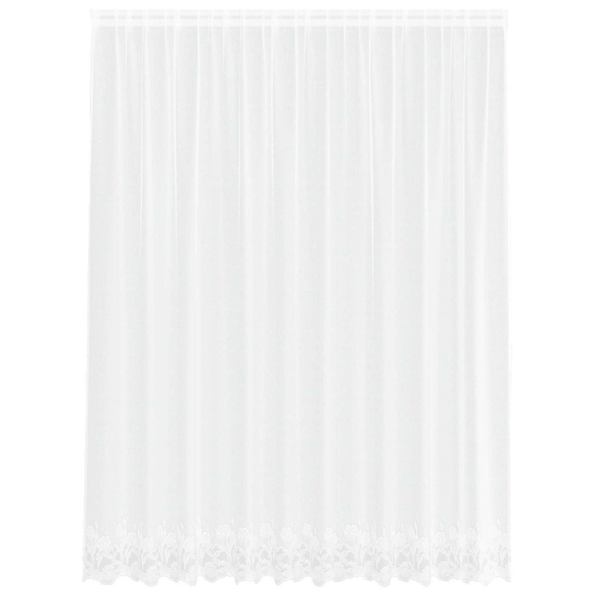 Vidaxl kantgordijn wit 220 x 300 cm polyester
