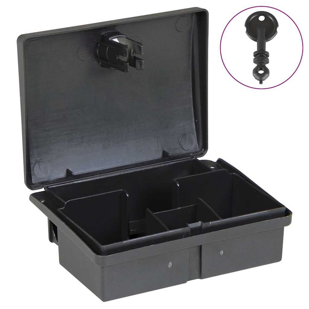 Vidaxl muizenvallen 10 st 13x10x4 cm zwart