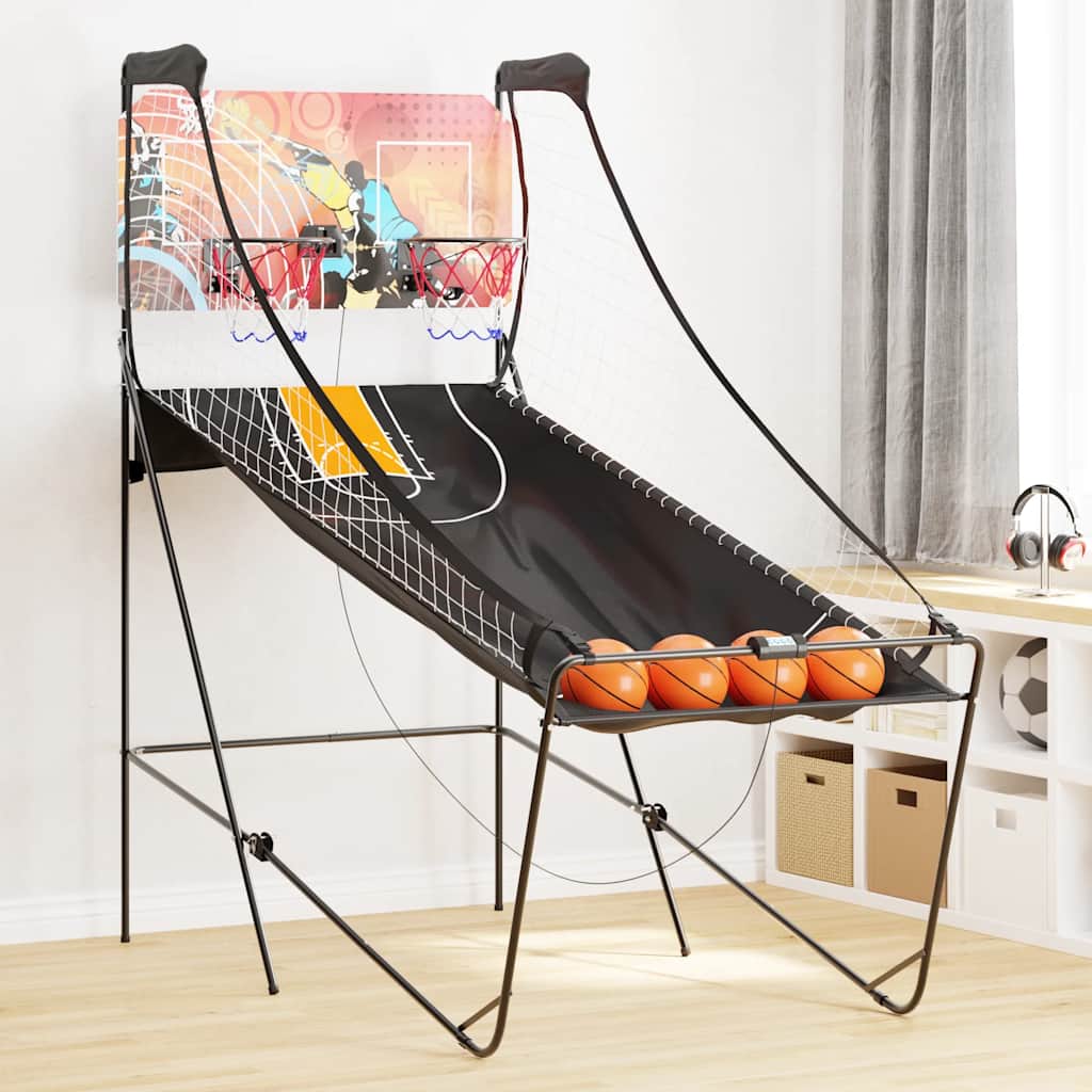 Vidaxl basketbal arcade met 4 ballen voor 2 spelers
