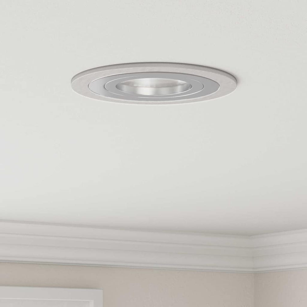 Vidaxl spotje 24 st zilver 9 x 9 x 2 cm aluminium