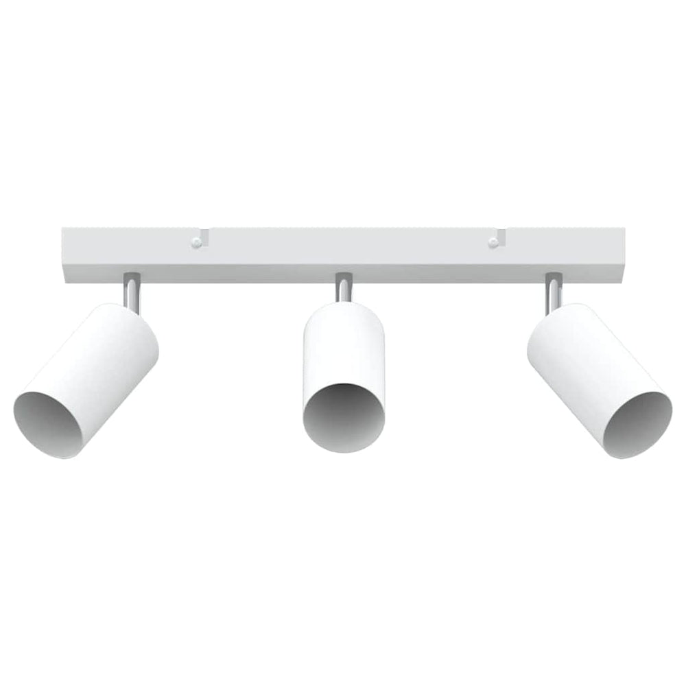 Vidaxl plafondspot met schijnwerpers wit 38 x 6 x 16 cm metaal