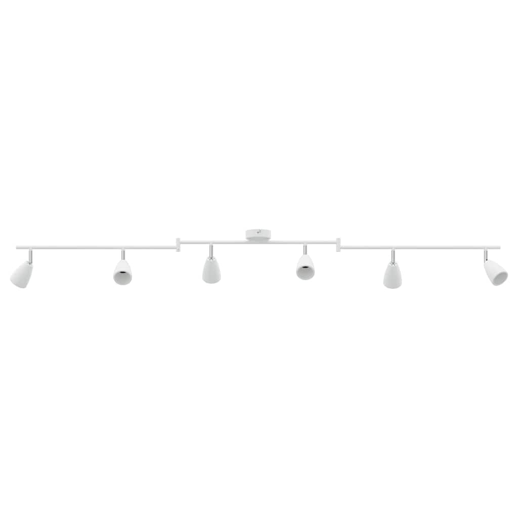 Vidaxl plafondspot met schijnwerpers wit 25.5 x 8 x 16 cm metaal