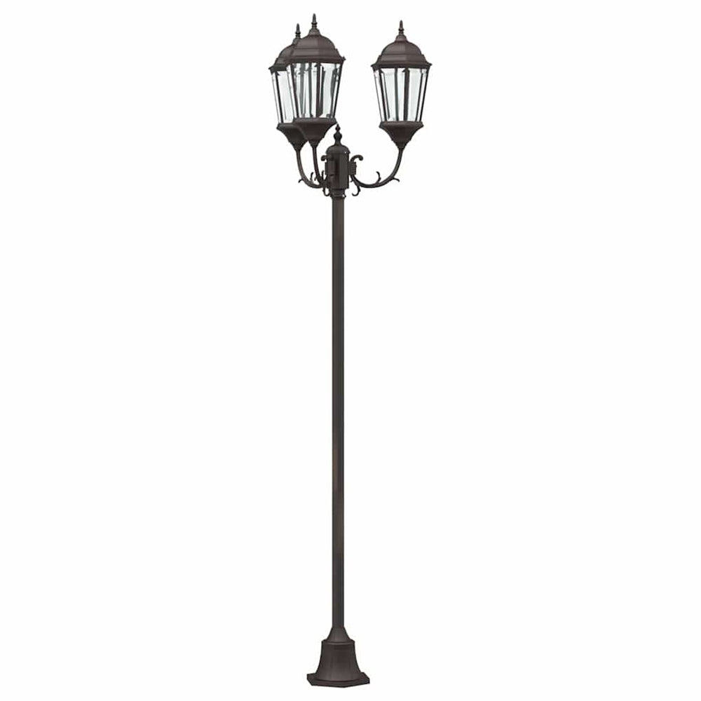 Vidaxl tuinverlichting 57 x 49 x 241 cm aluminium en glas