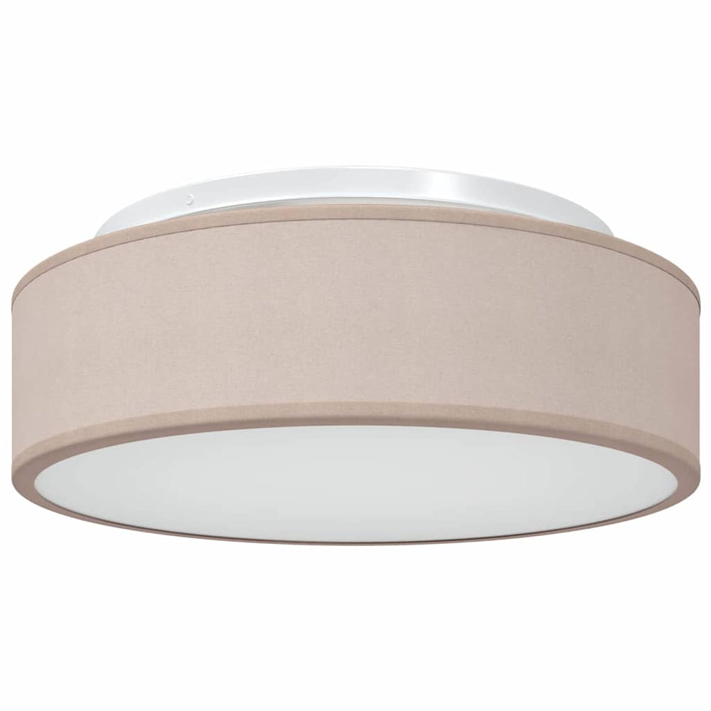 Vidaxl plafonnière met schijnwerpers taupe 38 x 38 x 13,5 cm stof